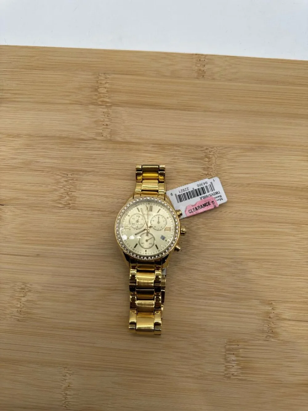 Timex Classic Women's Crystal Watch Gold-Tone TW2V57800